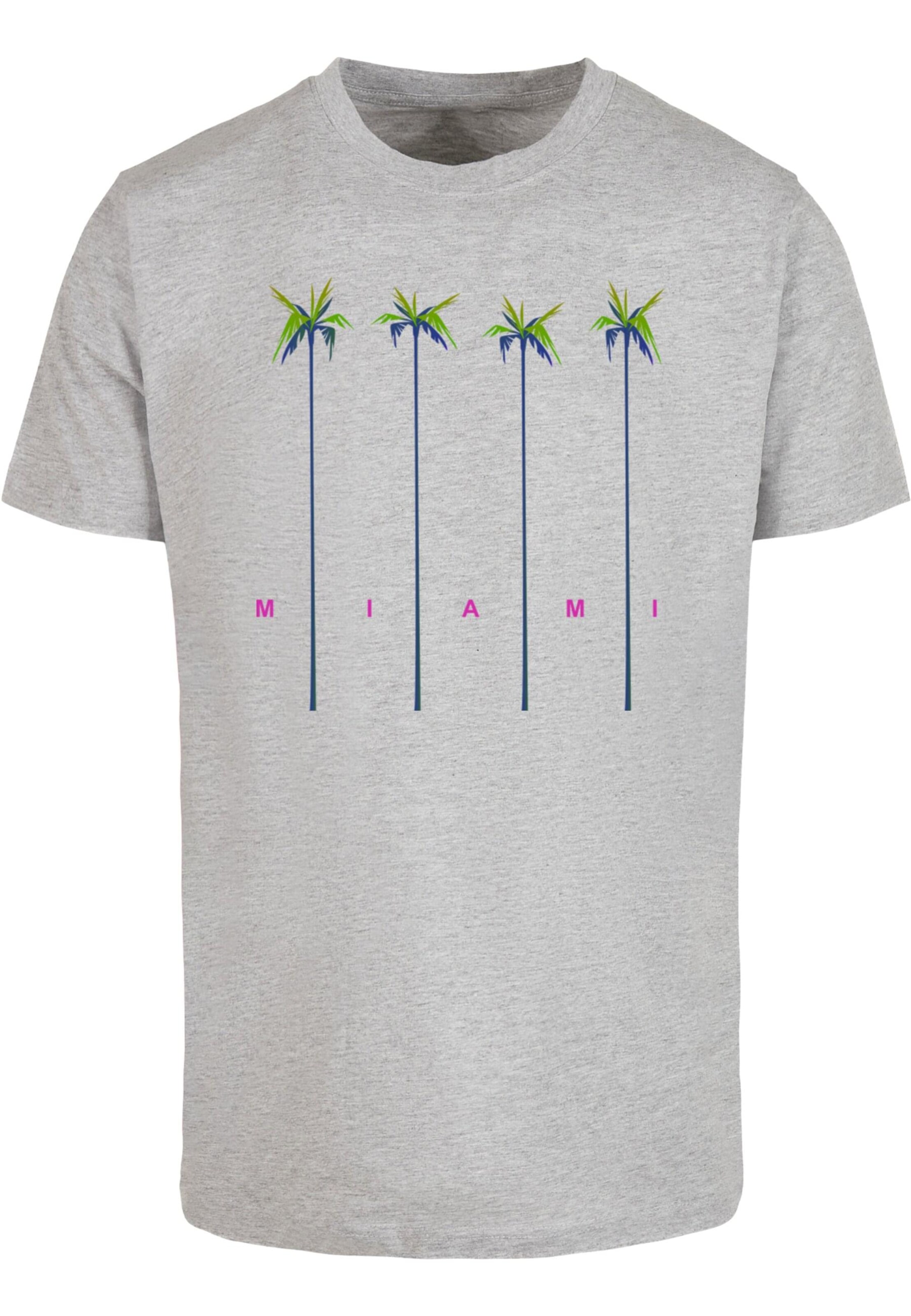 T-Shirt 'Miami Palms' MT Men en gris : devant