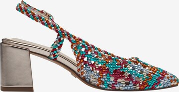 TAMARIS Slingback Pumps in Mixed colors