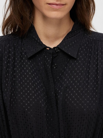 Abito camicia 'Mirian' di SELECTED FEMME in nero