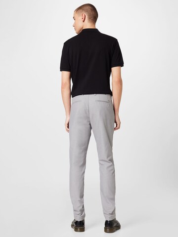 BOSS Black - Slimfit Calças chino 'Kaito' em cinzento