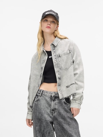 KARL LAGERFELD JEANS Bluse in Grau