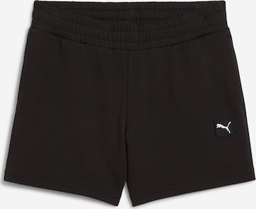 PUMA Обычный Штаны 'ESS' в Черный: спереди