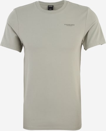 T-Shirt G-STAR en vert : devant