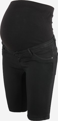 Only Maternity Skinny Jeans 'Rain' in Zwart: voorkant