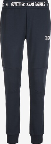 OUTFITTER Tapered Broek in Blauw: voorkant