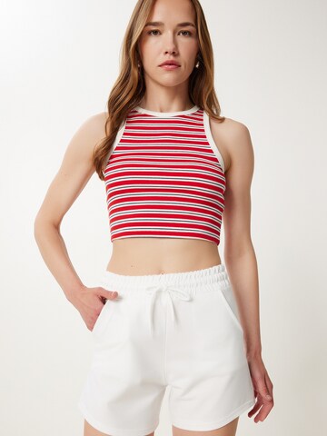 Regular Pantalon Happiness İstanbul en beige : devant