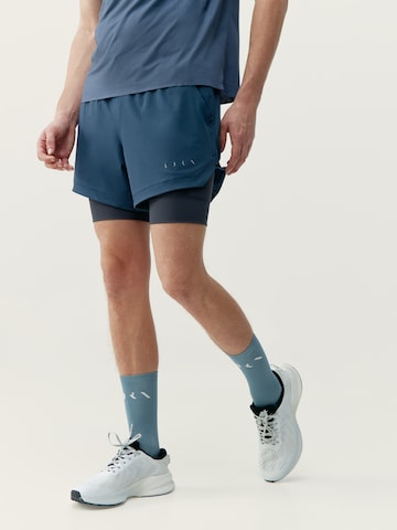 Born Living Yoga Regular Sports trousers ' Mashu ' in Blue: front