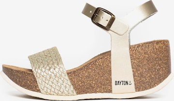 Bayton Sandals 'Toledo' in Gold: front