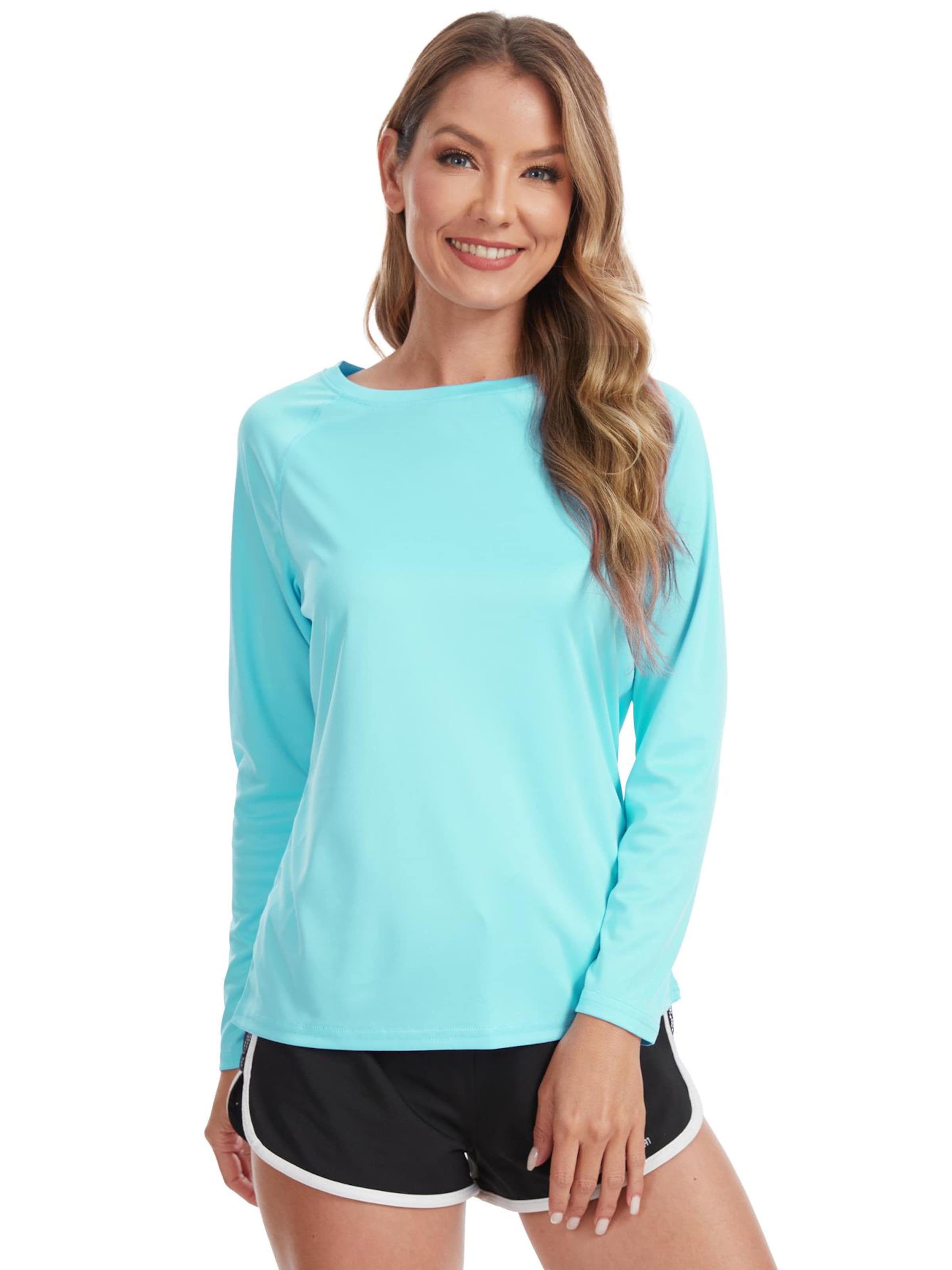 MEETWEE Shirt '2 Pack Rash Guard UPF 50+ UV shirt' in Blauw