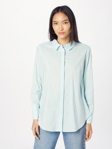 COMMA Blouse in Blauw: voorkant
