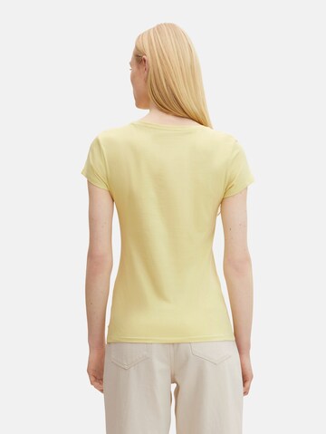 T-shirt TOM TAILOR DENIM en jaune