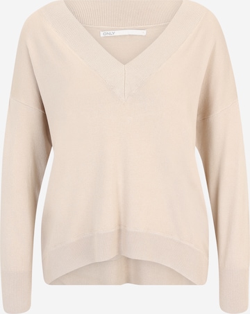 Only Petite Pullover in Beige: predná strana