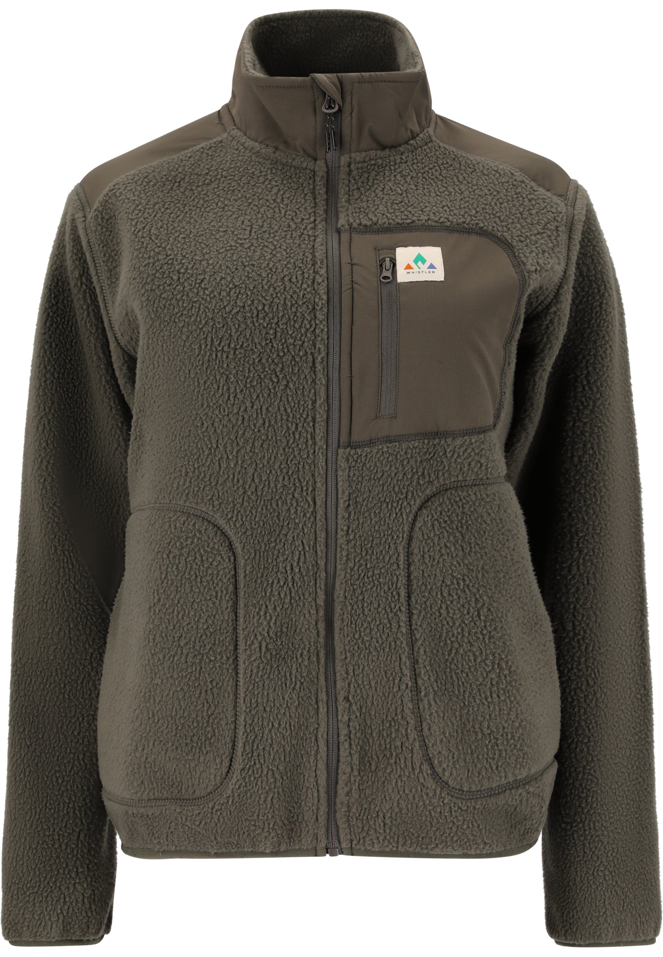 Whistler Fleecejacke 'Felis' in Grau: Vorderseite