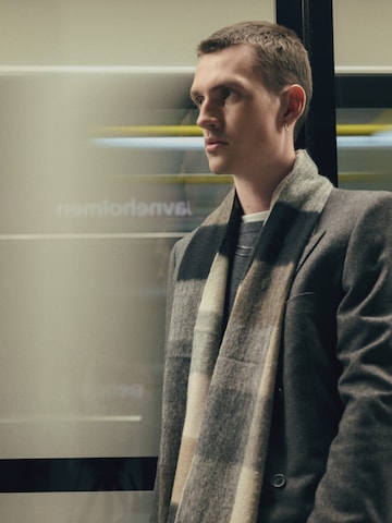Fawler Scarf 'Aurora' in Grey