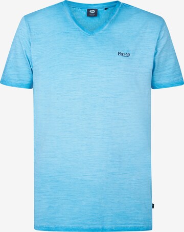 T-Shirt Petrol Industries en bleu : devant