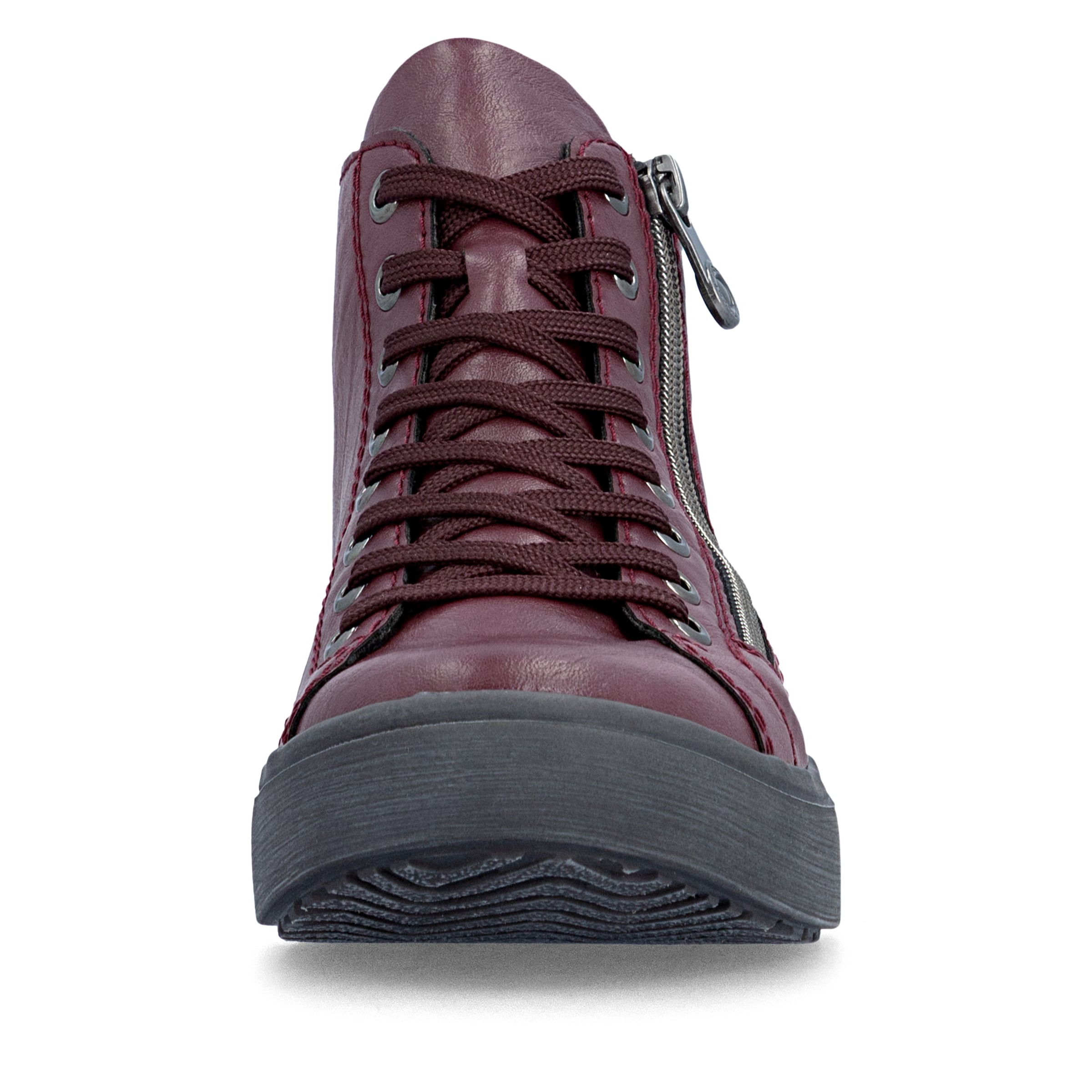 Bottines à lacets Rieker en rouge