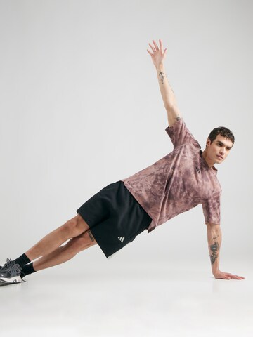 T-Shirt fonctionnel 'POWER' ADIDAS PERFORMANCE en marron