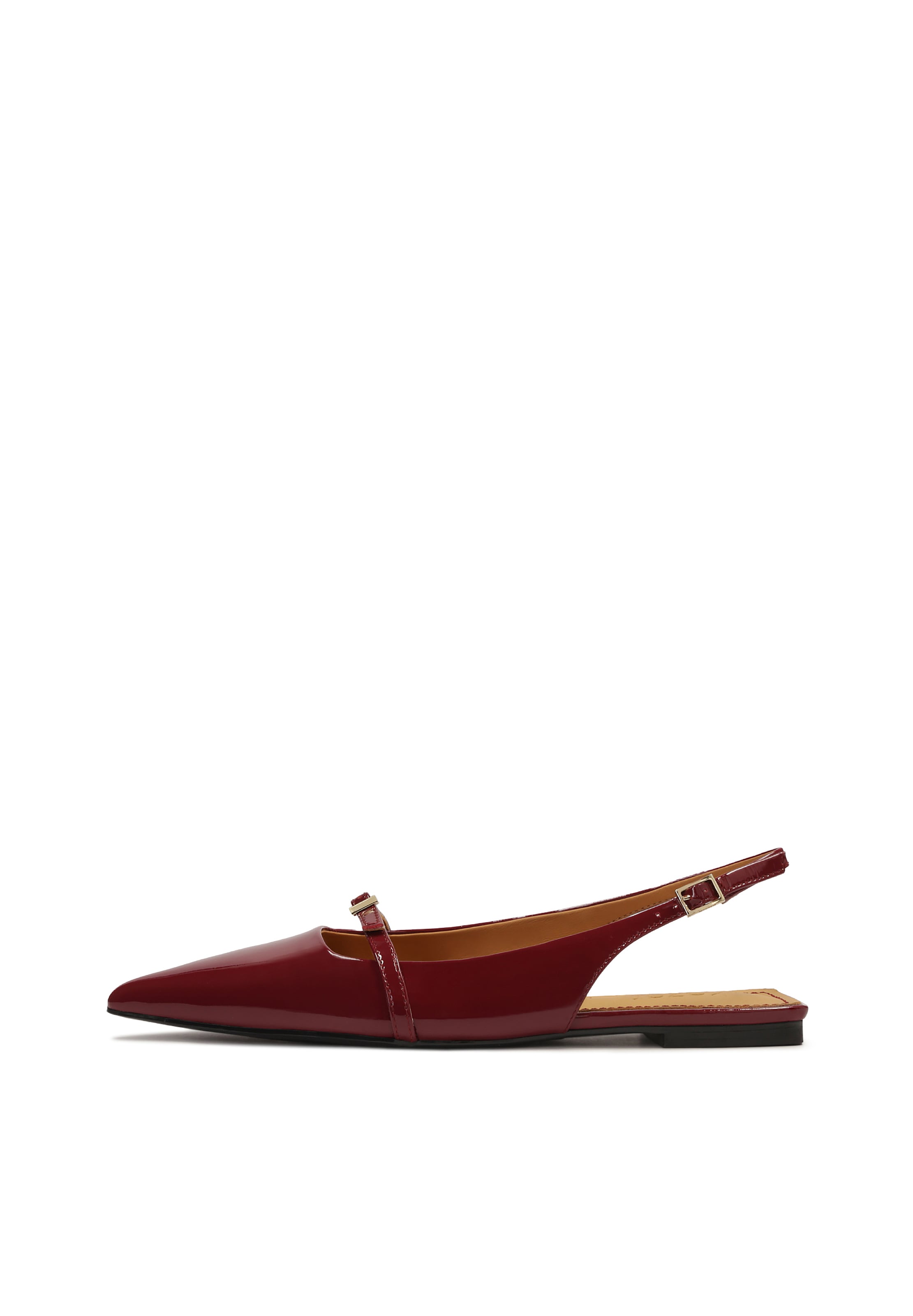 Kazar Ballet Flats in Red: front