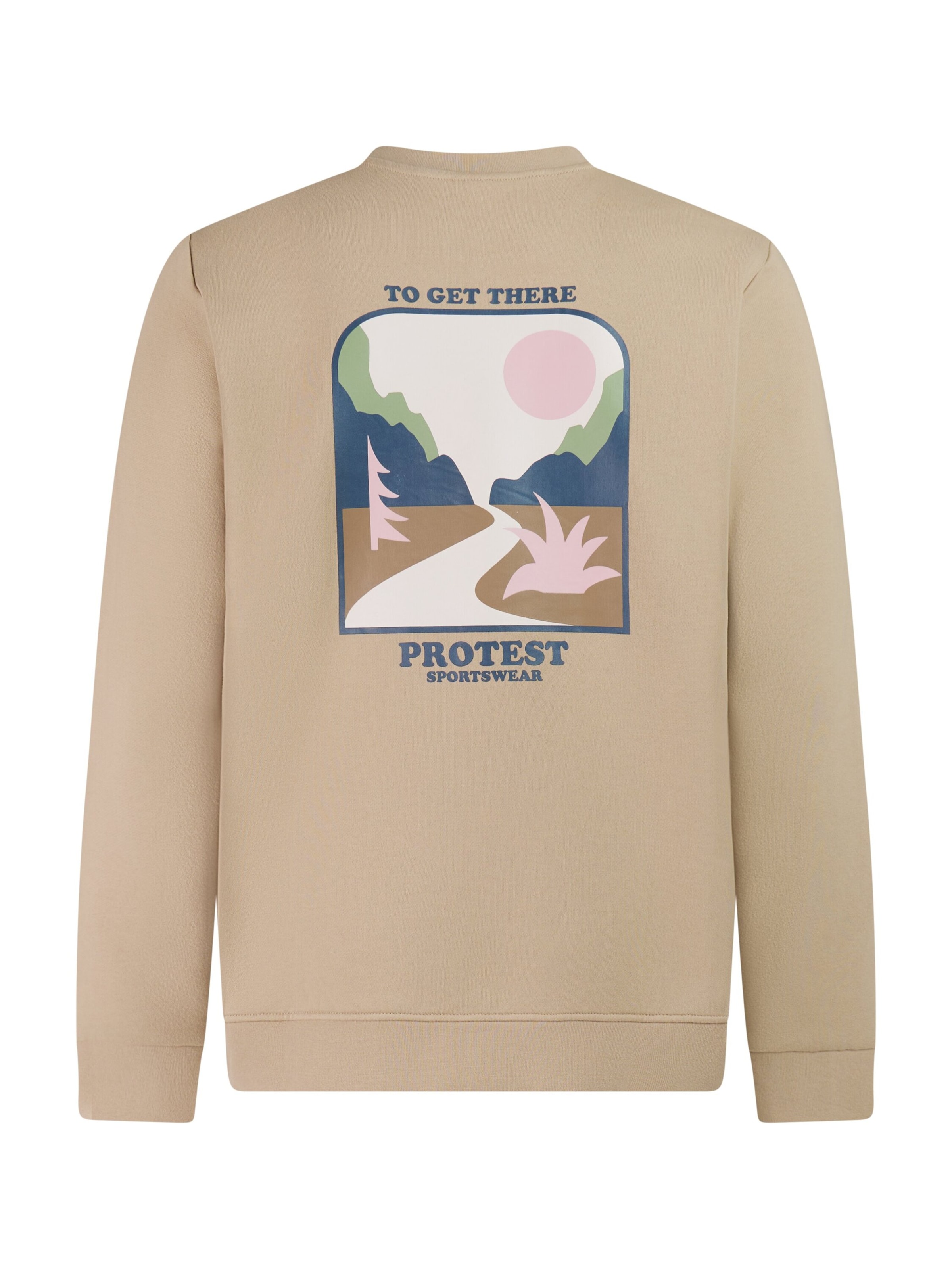 PROTEST Sweatshirt 'PRTScorpio' in Brown