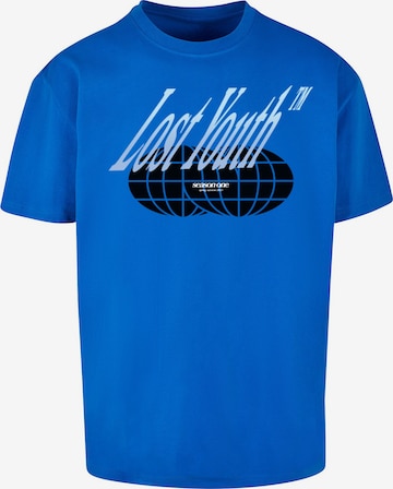 Lost Youth T-Shirt in Blau: predná strana