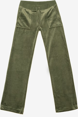 Effilé Pantalon de sport Juicy Couture en vert : devant