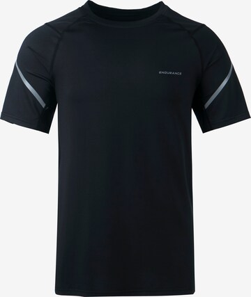 ENDURANCE Performance Shirt 'Bruks' in Black: front