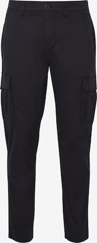 !Solid Regular Pants in Black: front