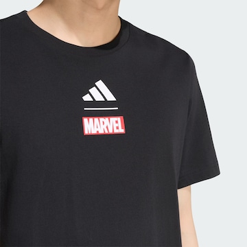 ADIDAS SPORTSWEAR Performance shirt 'Adidas x Marve Spider-Man' in Black