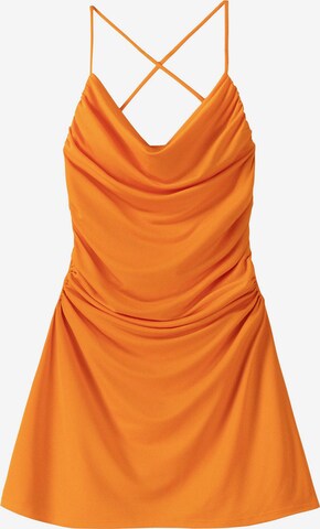 Robe Bershka en orange : devant