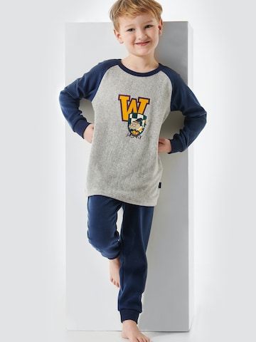 SCHIESSER Pajamas ' Rat Henry ' in Blue