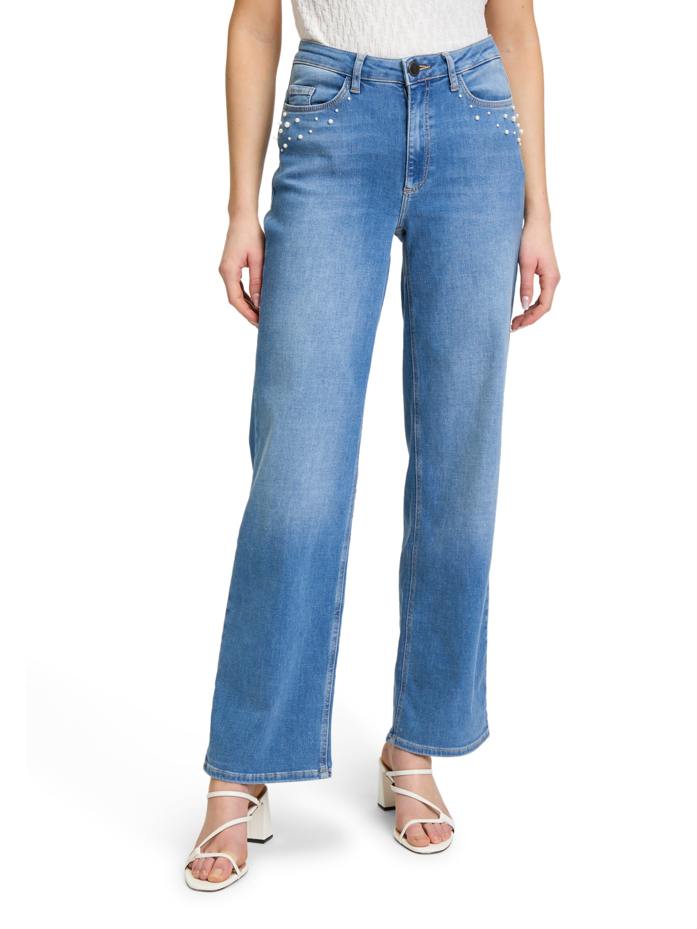 Loosefit Jeans di Betty & Co in blu: frontale