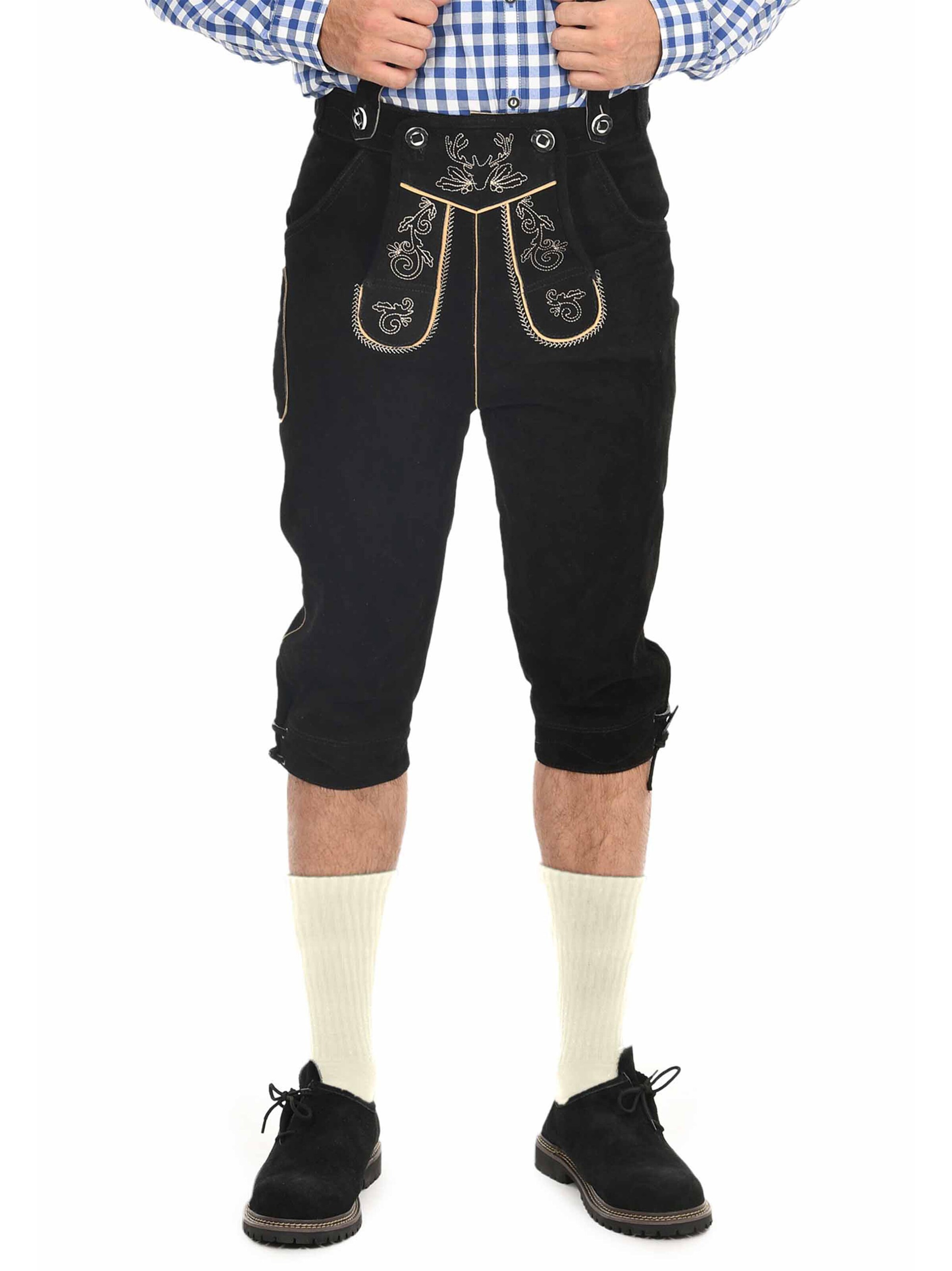 Chassure folklorique 'AS453' Alessandro Salvarini en noir : devant