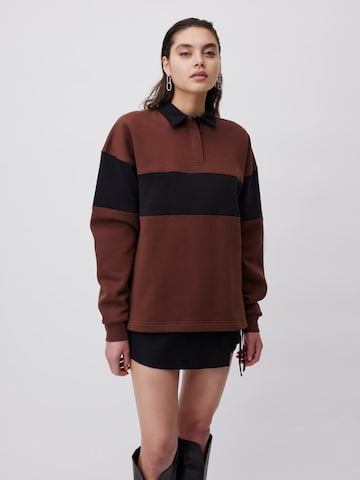 LeGer by Lena Gercke - Sweatshirt 'Frieda' em castanho