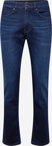 Regular Jeans 'DELAWARE' de la BOSS pe albastru: față
