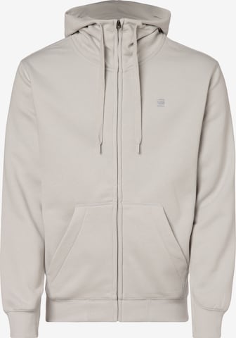 G-Star RAW Regular Fit Sweatjakke 'Premium Core' i grå: forside