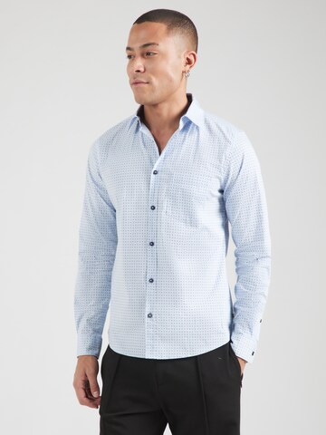 s.Oliver Slim fit Overhemd in Blauw: voorkant