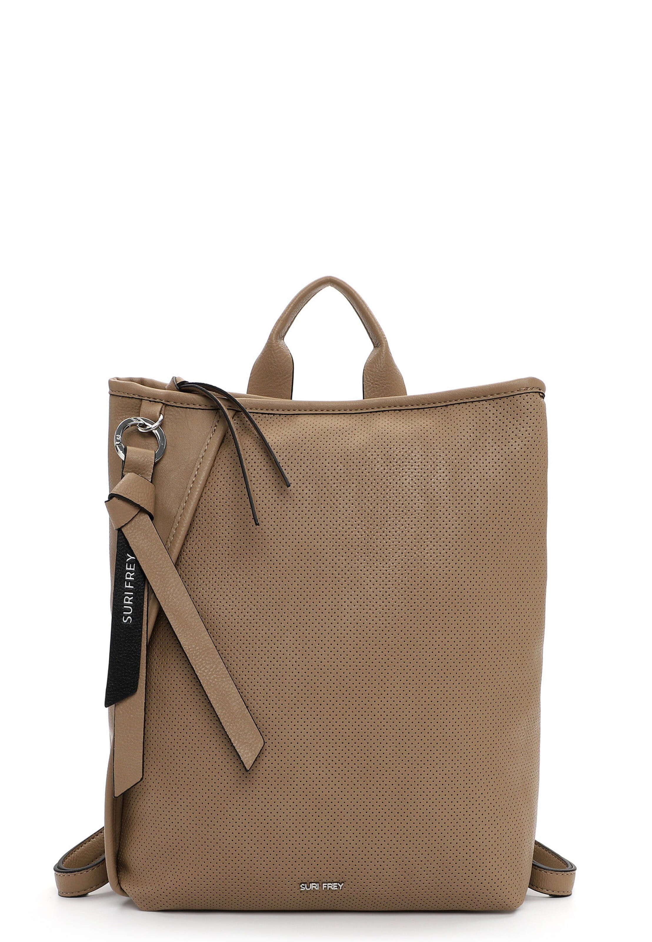 Suri Frey Backpack ' SFY Macy ' in Beige: front