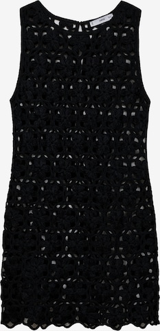 MANGOPletena haljina 'Honolulu' - crna boja: prednji dio