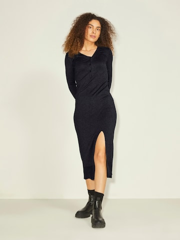 JJXX Knitted dress 'EVELYN' in Black: front