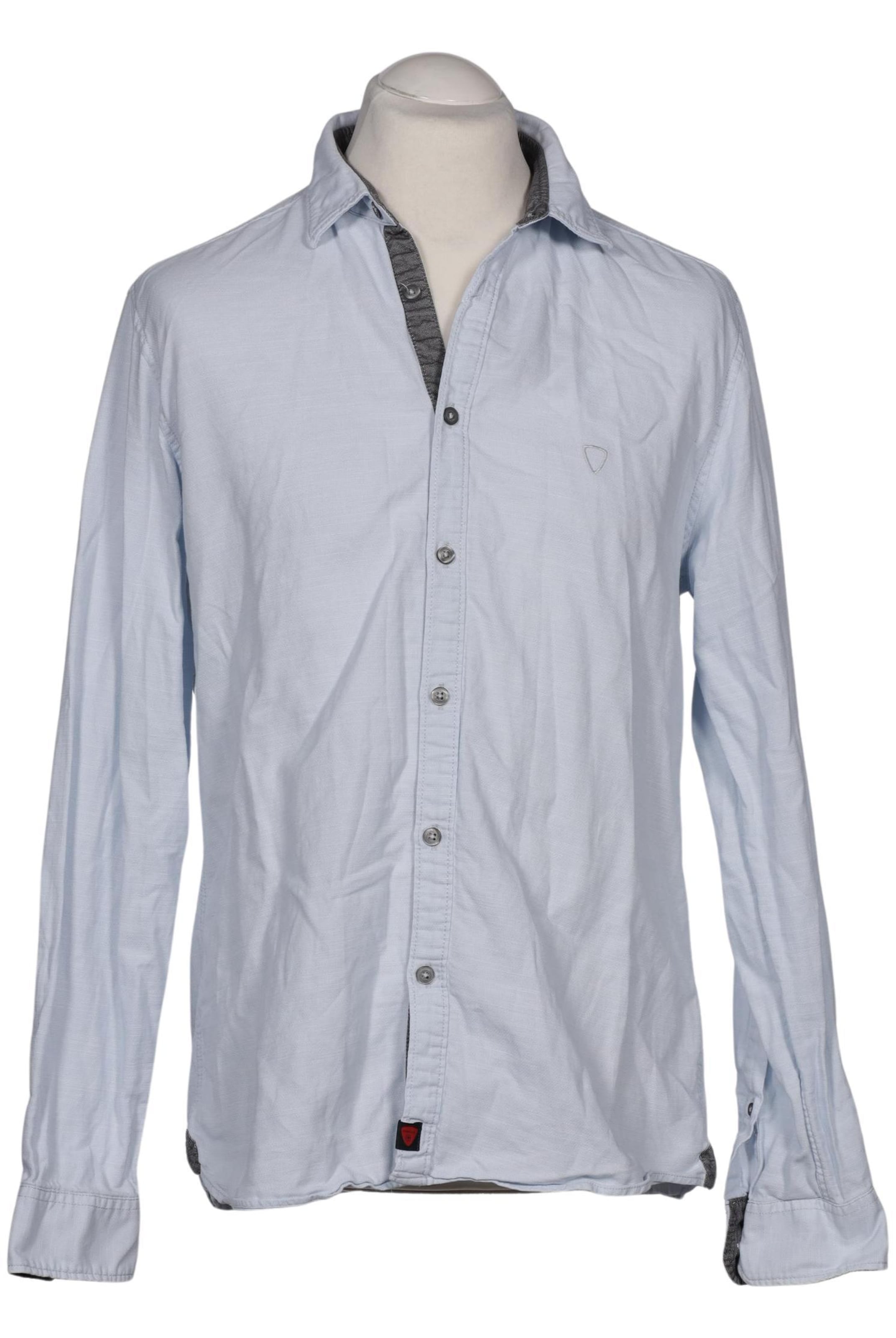 STRELLSON Button Up Shirt in L in Blue: front