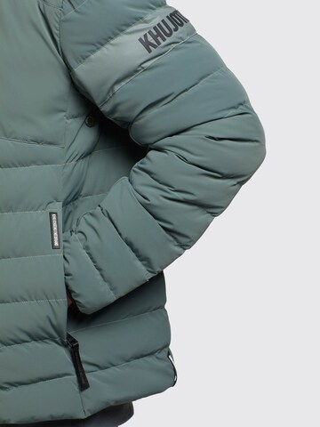 Veste d’hiver 'Percy Matt' khujo en vert