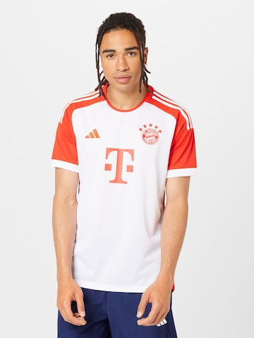 ADIDAS PERFORMANCE Jersey 'FC Bayern München 23/24' in White: front