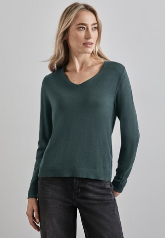 STREET ONE Pullover in Grün: Vorderseite