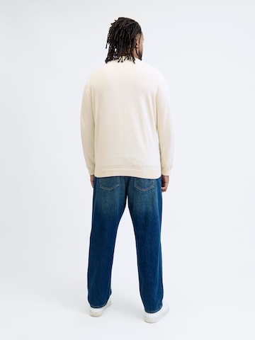 JACK & JONES Pullover i hvid