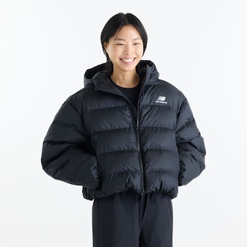 new balance - Chaqueta de invierno en negro: frente
