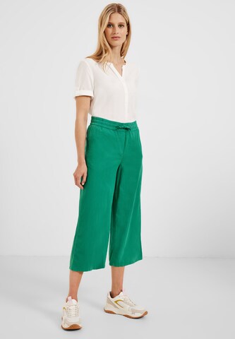 CECIL Wide leg Pants in Green