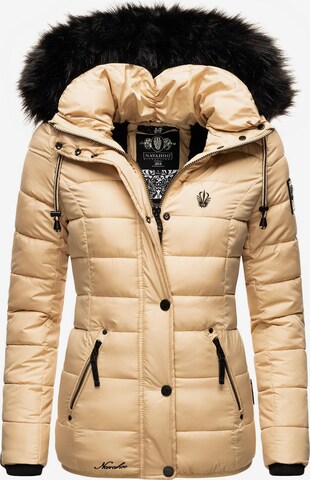 NAVAHOO - Chaqueta de invierno 'Zuckerbiene' en beige: frente