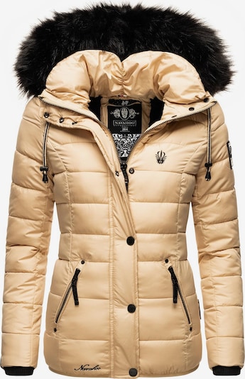 NAVAHOO Winter jacket 'Zuckerbiene' in Beige / Black, Item view