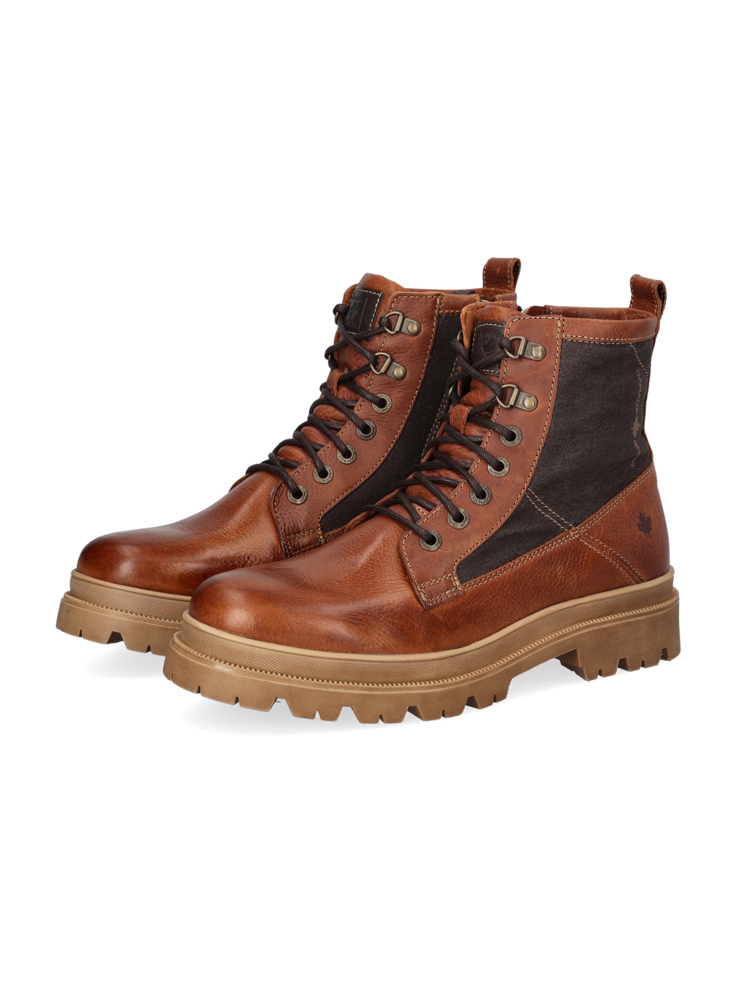 CANADA SNOW Lace-up boots 'MOUNT HEKTOR' in Brown: front