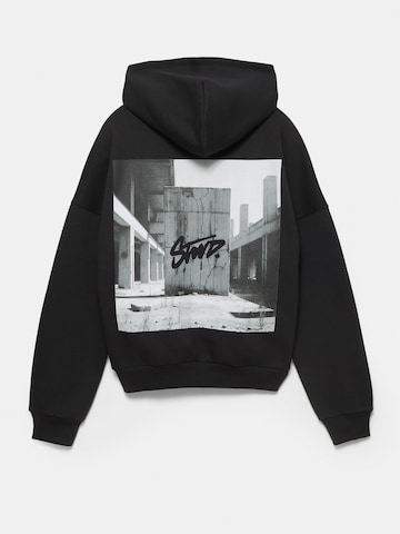 Felpa 'STWD' di Pull&Bear in nero